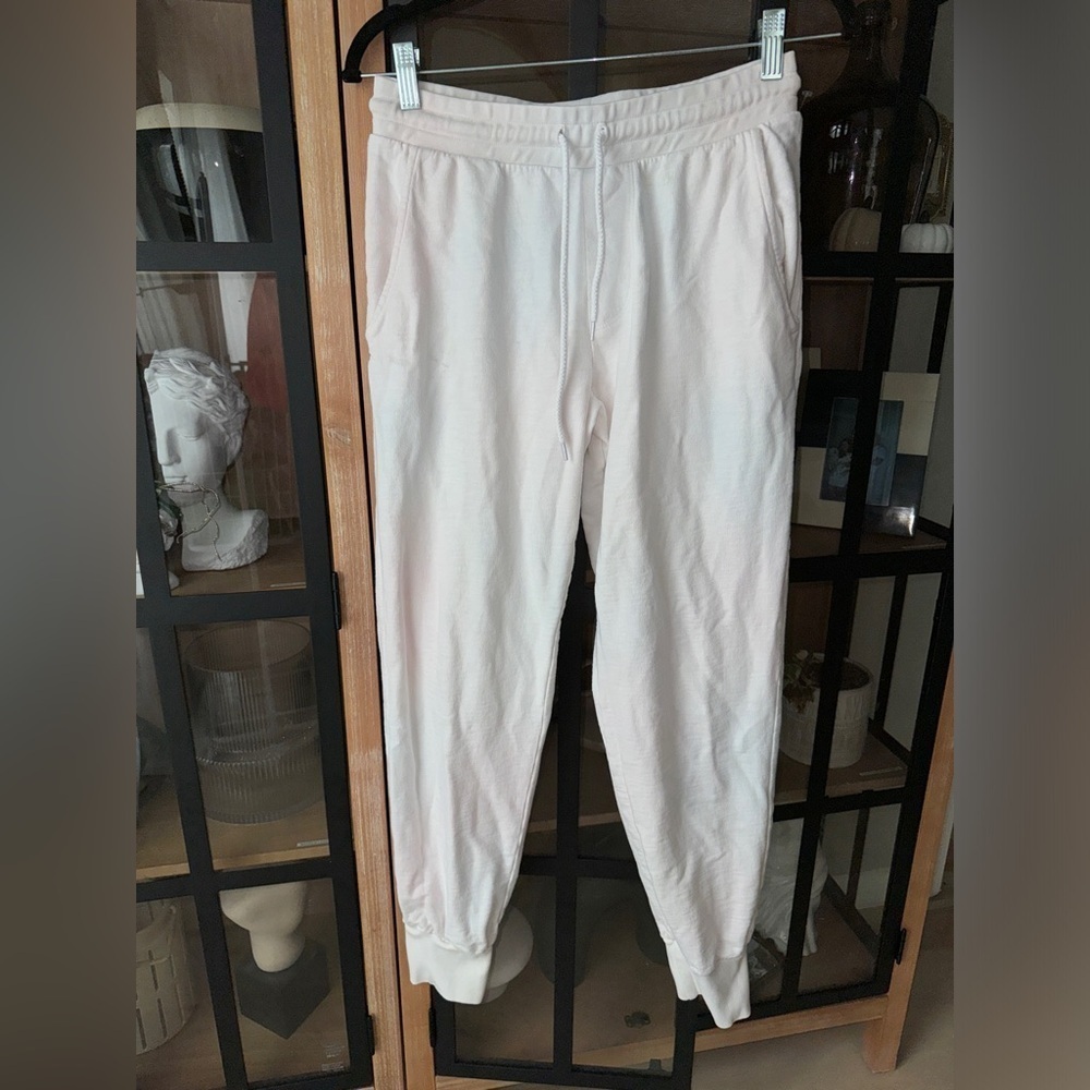 Current Elliot sweatpants joggers high rise ankle pastel tie dye clouds lounge